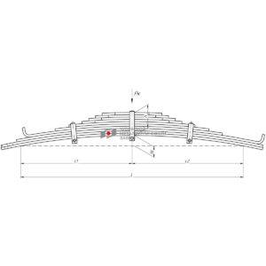 Рессора передняя для прицепа 8335 10 листов