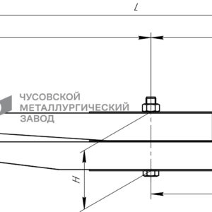 Прицеп-9758Т  рычаг (лыжа)