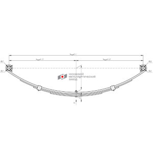 Прицеп-450904TR-2912012-10 рессора 4-х л.