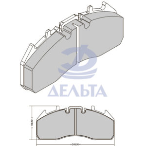 FABIO колодки тормозные (комплект), Premium  WVA 29174