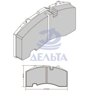 ProParts колодки тормозные (комплект), WVA 29171