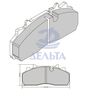 WuberTech колодки тормозные (комплект), WVA 29159