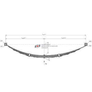 МОСКВИЧ-408 рессора задняя