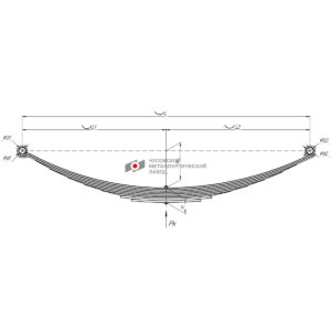 МОСКВИЧ-432 рессора задняя грузовой