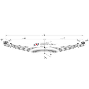 Scania рессора передняя 4л. ЗАМЕНА НА 902804SC-2902012-01-10