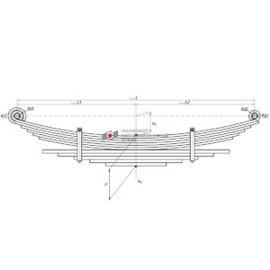 Scania рессора задняя 11 л. с/ш аналог 1893987