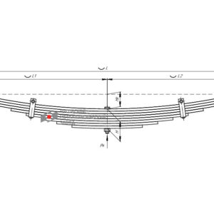 КРАЗ-214 рессора передняя 8листовая (Т-150)