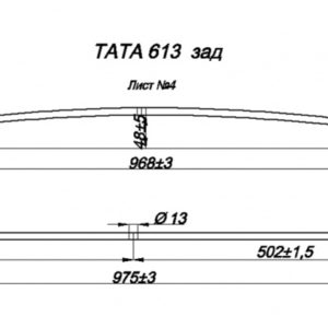 ТАТА 613 4 л. рессоры задний