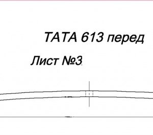 ТАТА 613 3л. рессоры передний