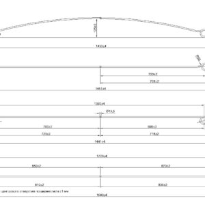 TOYOTA-HILUX лист №1 усил. 10 мм аналог 48210-0К530 с 2015г. ш.60