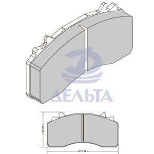 Kraftiger колодки тормозные (комплект), WVA 29279