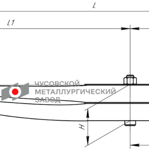 SAF Полурессора 2 листа аналог 3155102501