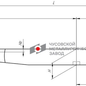 Рычаг 1005801BW-U-13.75.1 гнутый аналог BPW 0508213751