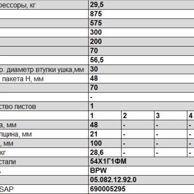 Рычаг 1004801BW-12.92.0 аналог BPW 05.082.12.92.0