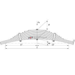 Лист №4 Рессора задняя для BPW 11 листов